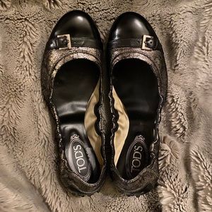 Tod’s ballet flat! Worn ONCE!